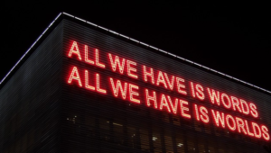 all we have is words